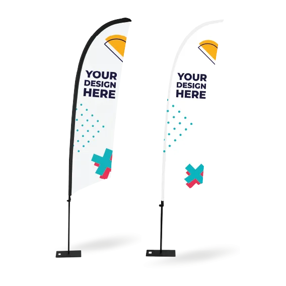 Beach flag voile